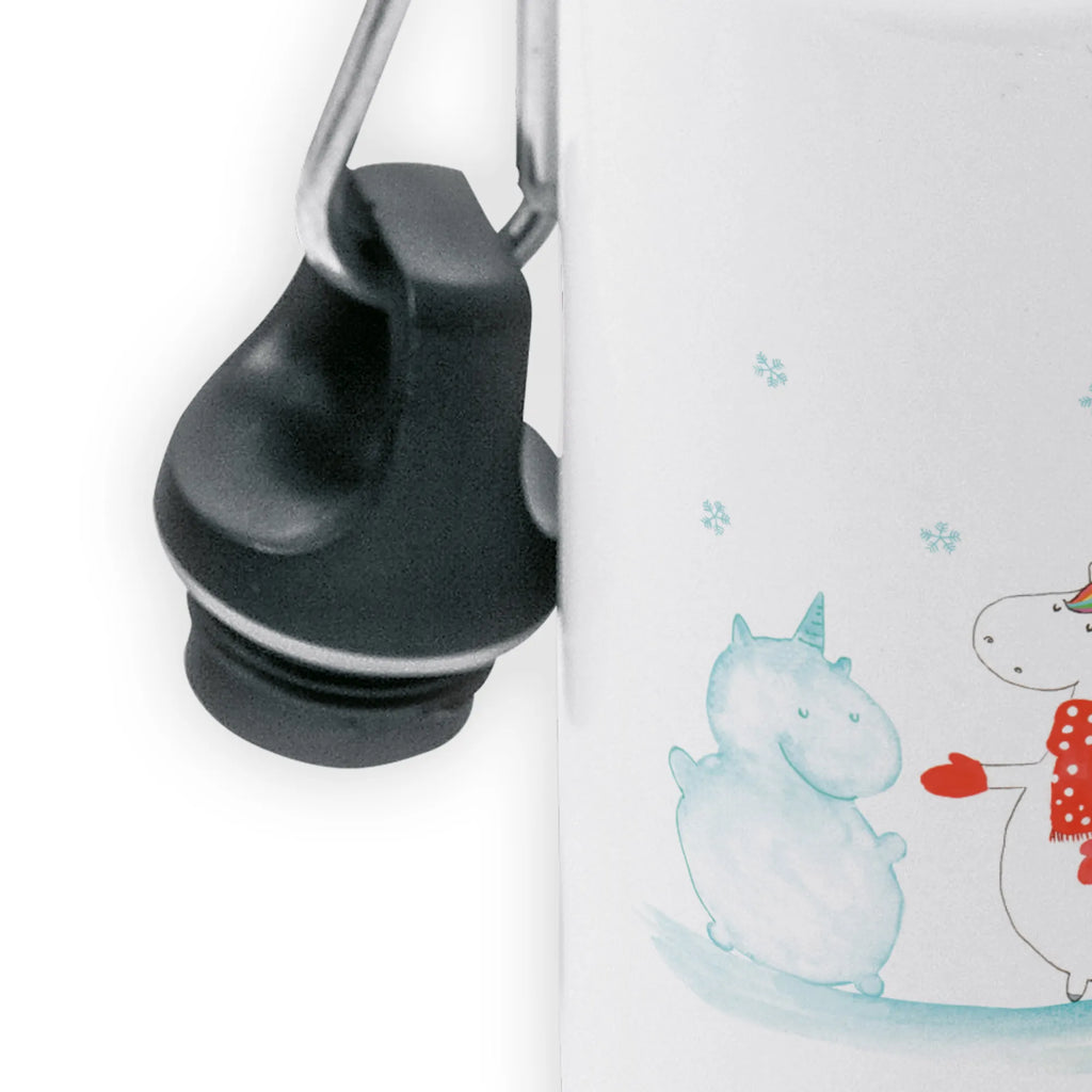 Kids drinks bottle unicorn snowman Children, Children's bottle, Bottle, Drinking bottle, Kids, Kindergarten bottle, Primary school, unicorn, unicorns, Winter, winter gift, Christmas, Unicorn, Cake, Christmas Motif, X-Mas, present, Snow, Snowman, Cold, Cap, Gloves