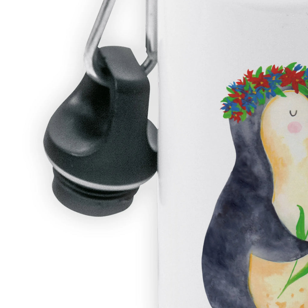 Dziecięca butelka do picia pingwin kwiaty Pinguin