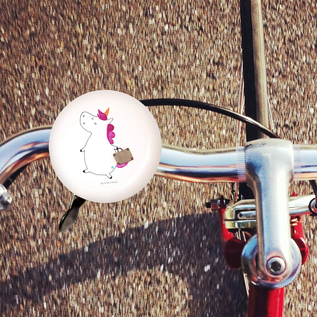 Bicycle bell unicorn Suitcase motif, bicycle bell, mountain bike, sound, handlebar, unicorn, unicorns, adventure, suitcase, travel, Unicorn, traveling, luggage, holiday present, traveler gift