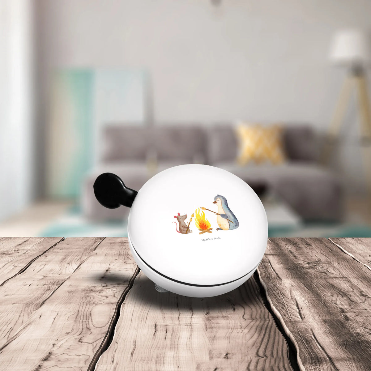 Bicycle bell Penguin campfire sound, mountain bike, motif, handlebar, bicycle bell, Penguin, North Pole, Winter, Penguins, job, life motto, fire, marshmallows, penguins, life motivation, love, new start, motivation, barbecue, work, campfire, life, everyday office life, office, mouse