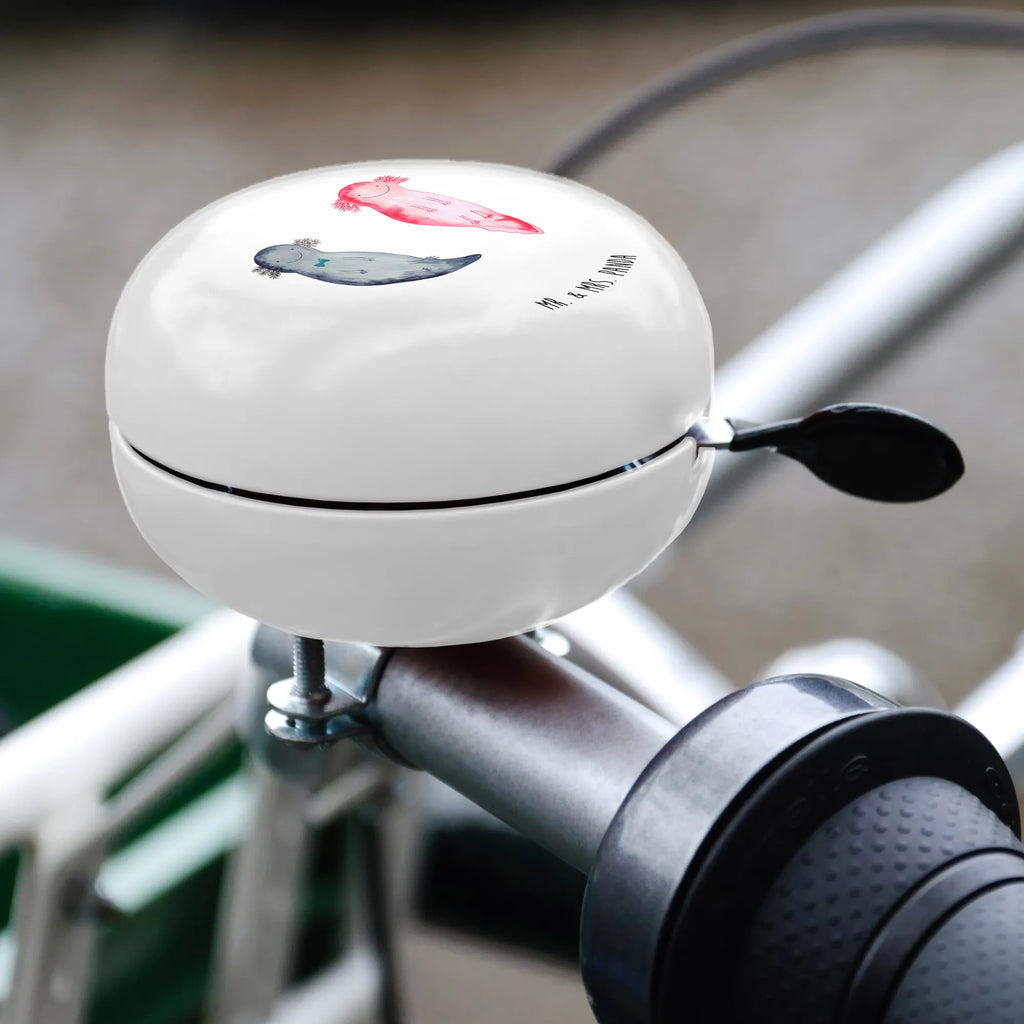 Bicycle bell axolotl Girlfriend bicycle bell, mountain bike, handlebar, sound, motif, Axolotl, Axelotl, marine animals, Mexican walking fish, salamander, amphibian, love, proof of love, axolot, great love, tail, axolotl, friend, valentine's day, fiancé, husband, anniversary