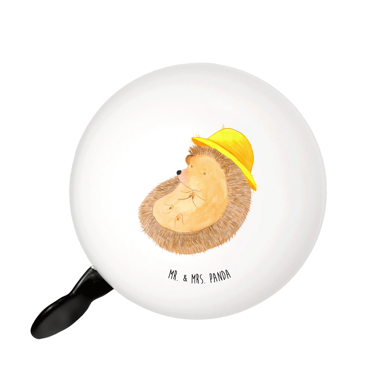 Bicycle bell Hedgehog Pray bicycle bell, sound, motif, handlebar, mountain bike, small animals, cute, funny, cute animal motives, hand drawn, small world, funny sayings, good mood, happy, gifts, gift ideas, special gifts, animal lover, card, Amen, hedgehog, enjoy, be grateful, hedgehog with hat, God, gratitude, pray, life, sun hat