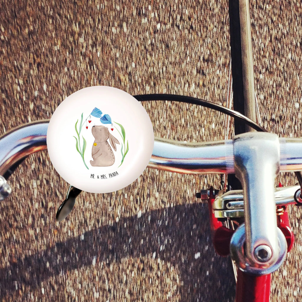 Bicycle bell Hare flower handlebar, sound, motif, bicycle bell, mountain bike, Easter, Easter bunny, christening gift, dreams, birth, pregnancy, birthday, hope, child's birthday, first child, rabbit, child, Bunny, baptism