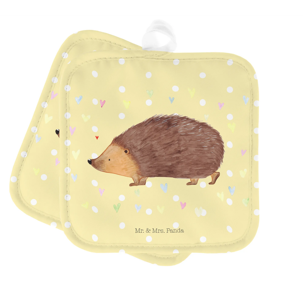 2-elementowy zestaw podkładek pod garnki jeż serca Motywy zwierzęce, dobra energia, zabawne powiedzonka, zwierzęta