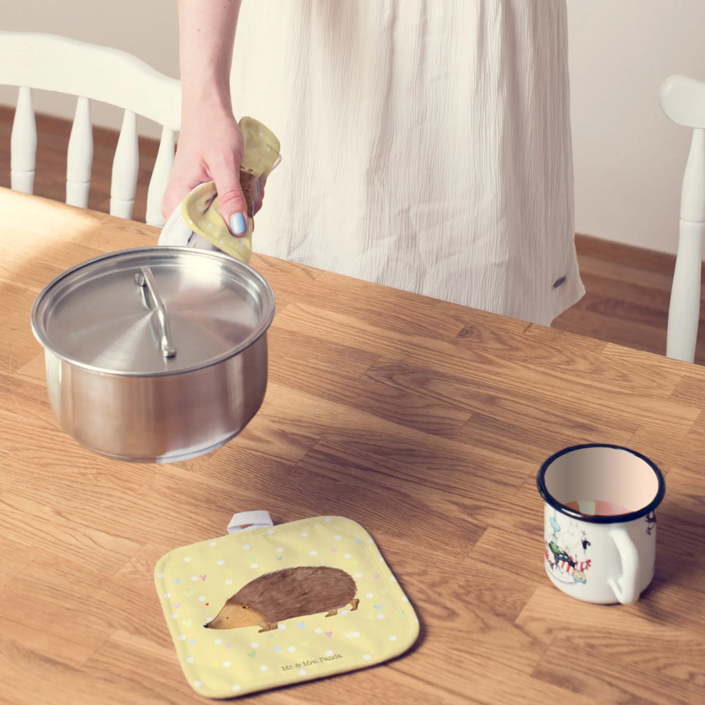 2-elementowy zestaw podkładek pod garnki jeż serca Motywy zwierzęce, dobra energia, zabawne powiedzonka, zwierzęta