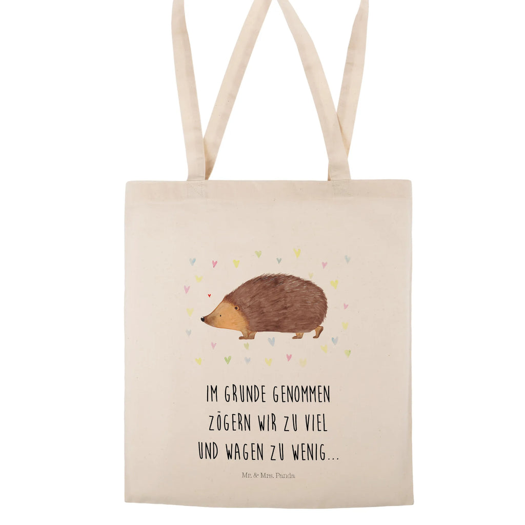Tote bag Hedgehog hearts