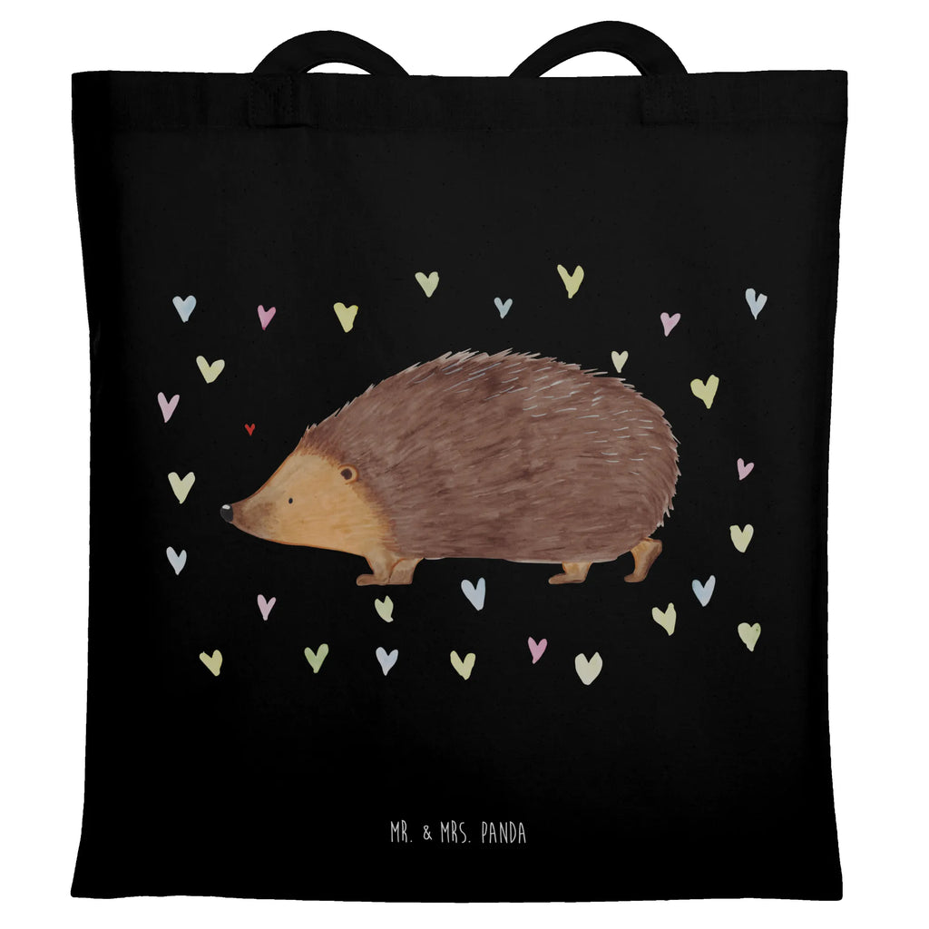 Tote bag Hedgehog hearts