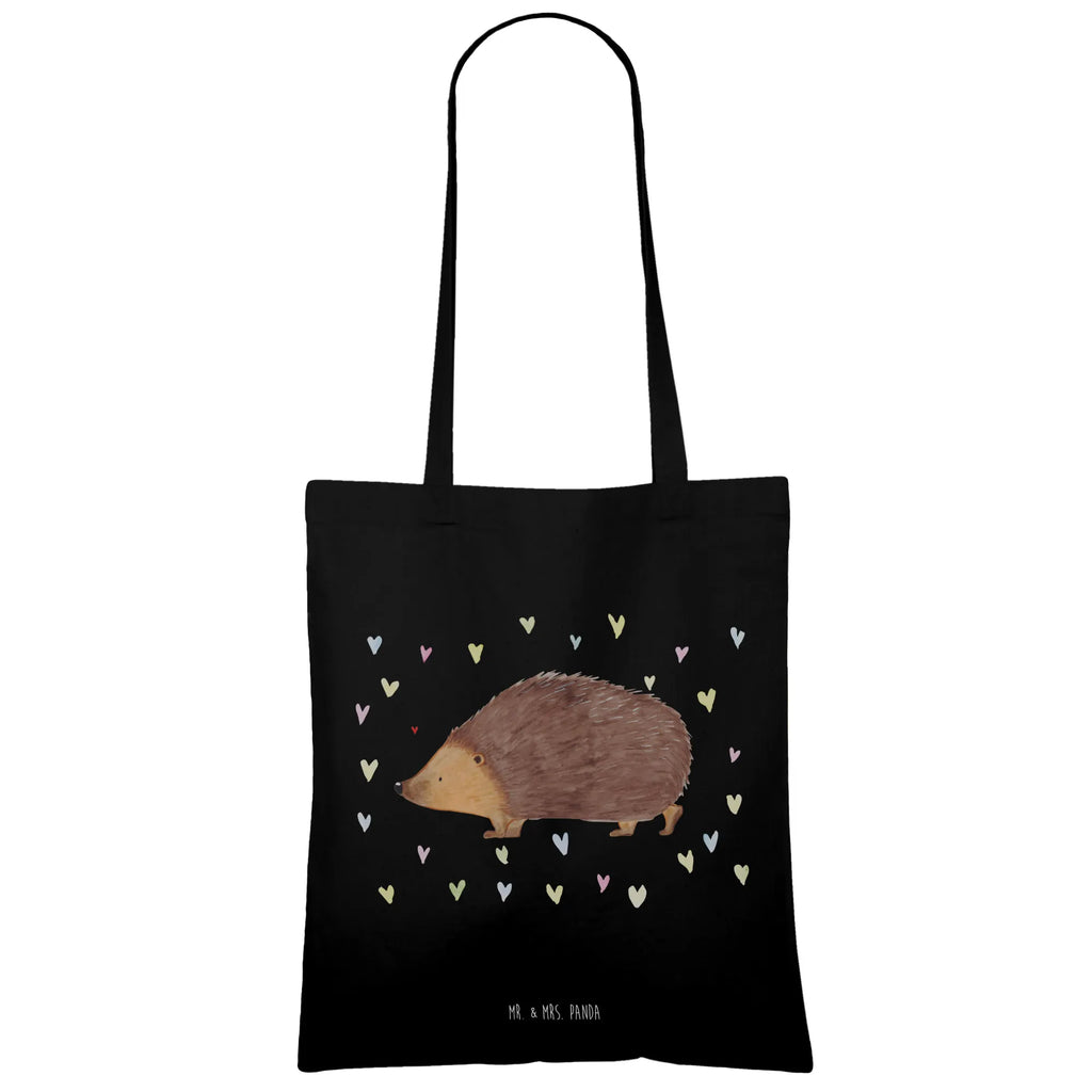 Tote bag Hedgehog hearts