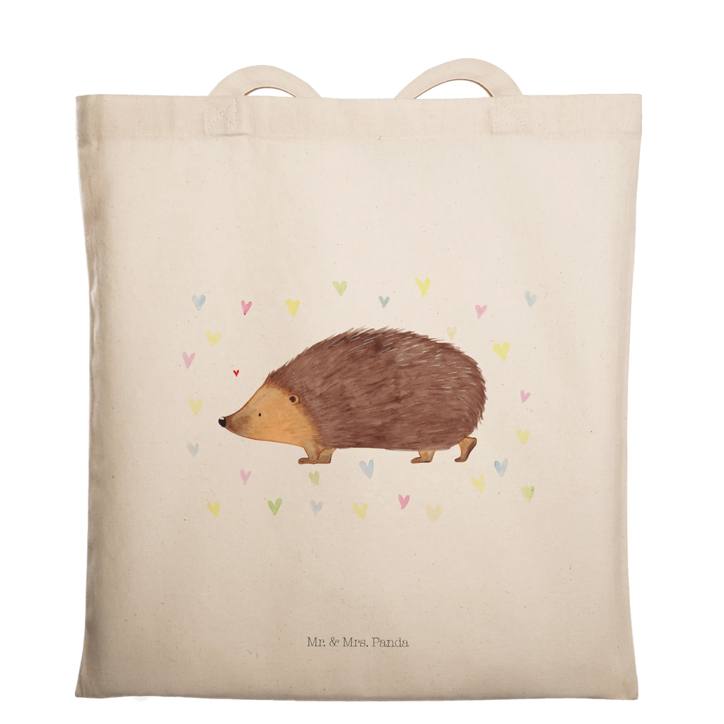 Tote bag Hedgehog hearts