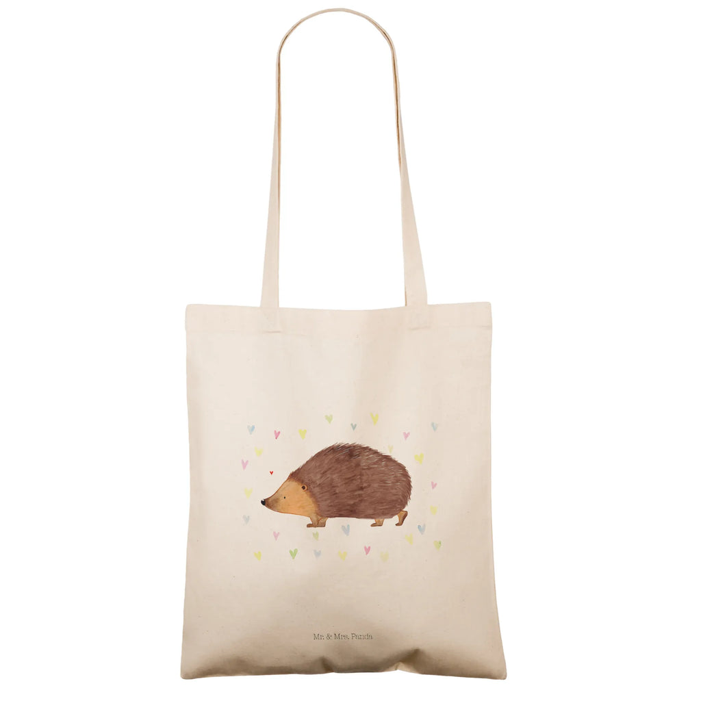 Tote bag Hedgehog hearts