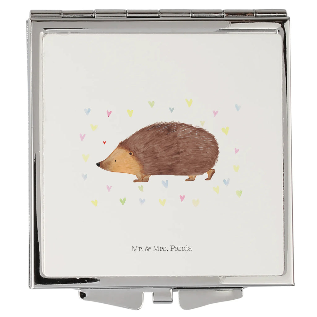 Handbag mirror Hedgehog hearts Silber, Mini Spiegel, Quadratischer Handspiegel, Taschenspiegel, Reise Spiegel, Handtaschenspiegel, Runder Taschenspiegel, Vintage Kompaktspiegel, Handspiegel Für Damen, Handspiegel Mit Hülle, Spiegel Für Unterwegs, Handspiegel Zum Mitnehmen, Schminkspiegel Kompakt, Klappspiegel, Spiegel Für Schminktasche, Spiegel Für Handtasche, Spiegel Für Make-Up Tasche, Tragbarer Spiegel, Kosmetikspiegel Klein, Kompaktspiegel, Klappbarer Handspiegel, Deko Handspiegel, Handspiegel Geschenkidee, Klappbarer Taschenspiegel, Schminkspiegel To Go, Design Taschenspiegel, Taschen-Kosmetikspiegel, Gute Laune, Tiermotive, Tiere, Lustige Sprüche, Vertrauen, Igel, Herzen, Kuss, Liebe, Leben, Herz