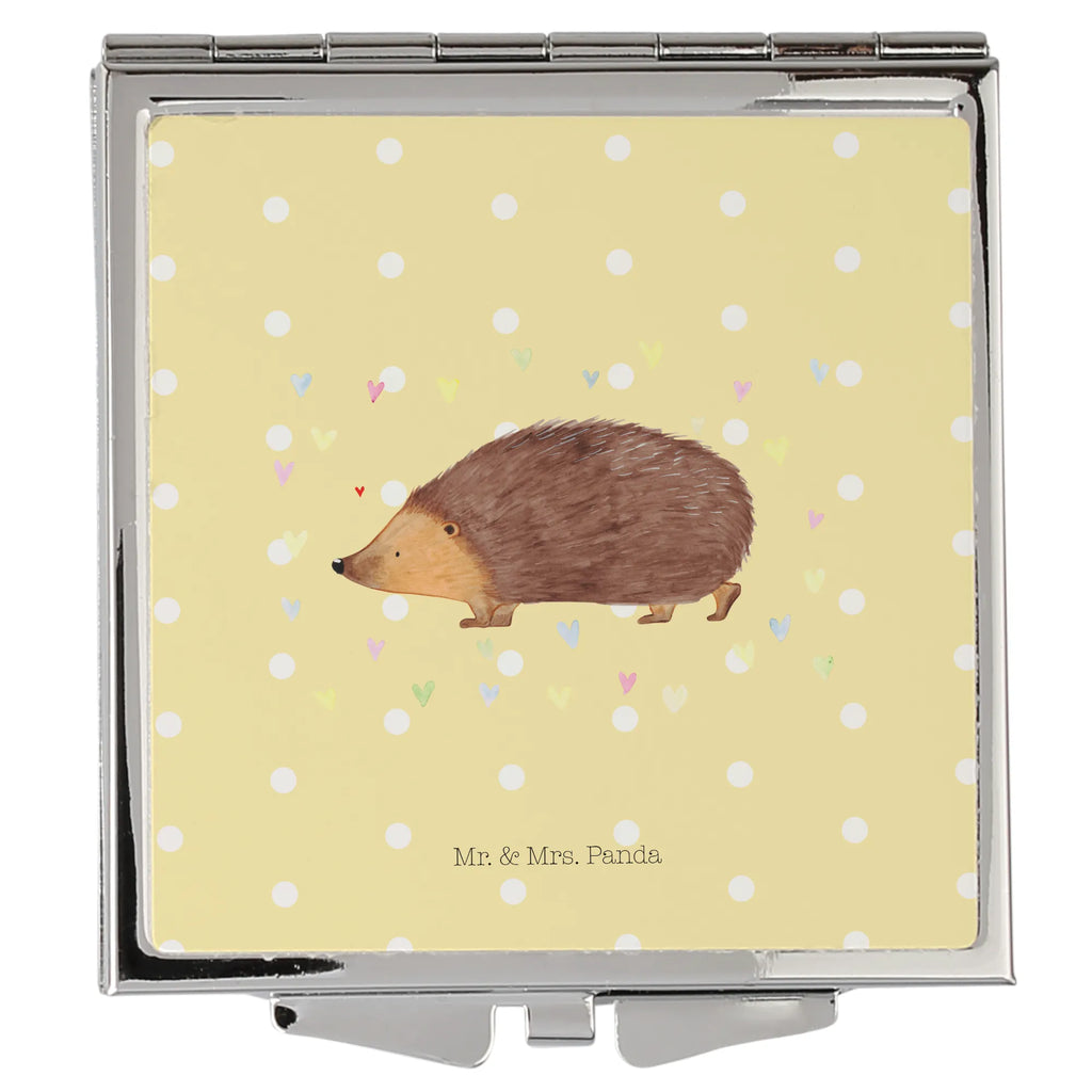 Handbag mirror Hedgehog hearts Silber, Mini Spiegel, Quadratischer Handspiegel, Taschenspiegel, Reise Spiegel, Handtaschenspiegel, Runder Taschenspiegel, Vintage Kompaktspiegel, Handspiegel Für Damen, Handspiegel Mit Hülle, Spiegel Für Unterwegs, Handspiegel Zum Mitnehmen, Schminkspiegel Kompakt, Klappspiegel, Spiegel Für Schminktasche, Spiegel Für Handtasche, Spiegel Für Make-Up Tasche, Tragbarer Spiegel, Kosmetikspiegel Klein, Kompaktspiegel, Klappbarer Handspiegel, Deko Handspiegel, Handspiegel Geschenkidee, Klappbarer Taschenspiegel, Schminkspiegel To Go, Design Taschenspiegel, Taschen-Kosmetikspiegel, Gute Laune, Tiermotive, Tiere, Lustige Sprüche, Vertrauen, Igel, Herzen, Kuss, Liebe, Leben, Herz