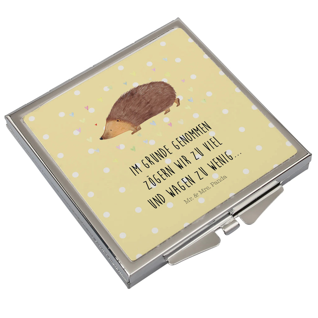 Handbag mirror Hedgehog hearts Silber, Mini Spiegel, Quadratischer Handspiegel, Taschenspiegel, Reise Spiegel, Handtaschenspiegel, Runder Taschenspiegel, Vintage Kompaktspiegel, Handspiegel Für Damen, Handspiegel Mit Hülle, Spiegel Für Unterwegs, Handspiegel Zum Mitnehmen, Schminkspiegel Kompakt, Klappspiegel, Spiegel Für Schminktasche, Spiegel Für Handtasche, Spiegel Für Make-Up Tasche, Tragbarer Spiegel, Kosmetikspiegel Klein, Kompaktspiegel, Klappbarer Handspiegel, Deko Handspiegel, Handspiegel Geschenkidee, Klappbarer Taschenspiegel, Schminkspiegel To Go, Design Taschenspiegel, Taschen-Kosmetikspiegel, Gute Laune, Tiermotive, Tiere, Lustige Sprüche, Vertrauen, Igel, Herzen, Kuss, Liebe, Leben, Herz