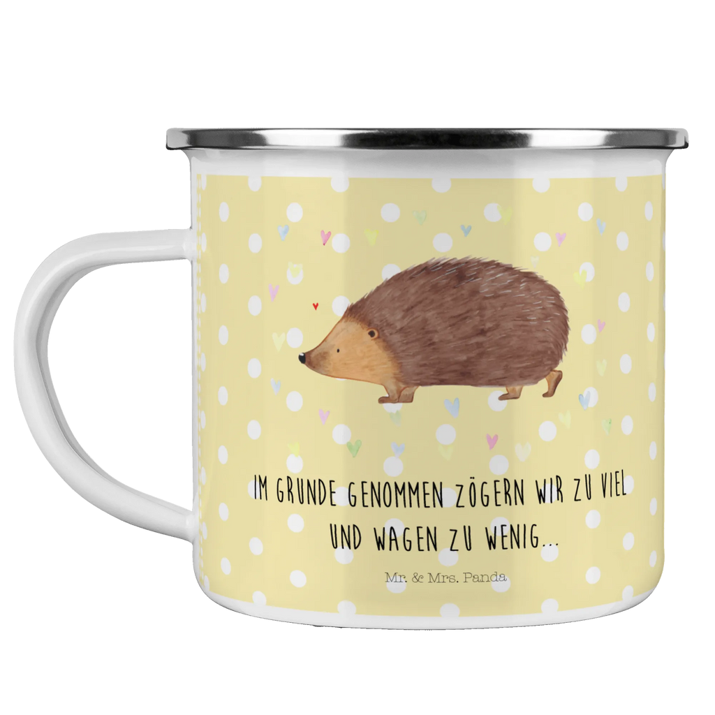 Camping Emaille Tasse Igel Herzen Metalltasse, Campingtasse, blechbecher, Tasse, wandertasse, Teebecher, Blechtasse, Emaille Tasse, wanderbecher, emaillebecher, Tasse Emaille, Trinkbecher, Pott, Campingbecher, Emailletasse, reisetasse, metallbecher, Kaffeebecher, Teetasse, becher emaille, Reisebecher, Emaille Becher, Kaffeetasse, Becher, Tiere, Tiermotive, Gute Laune, Lustige Sprüche, Leben, Igel, Vertrauen, Herz, Herzen, Kuss, Liebe