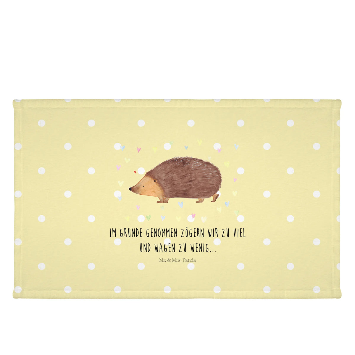 Handtuch Igel Herzen