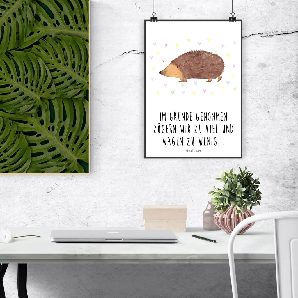 Plakat jeż serca kunst für die wand, Bild für Wand, Posterdruck, Designposter, Deko Bild, Plakat, Wanddekoration, wanddeko, kunstdruck poster, wanddruck, Wandbild, Wandposter, Kunstdruck, Poster, Bild, drucke, grafikposter, Wanddeko Bild, kunstposter, Wandschmuck, Mr. & Mrs. Panda Poster, wandkunst, Gute Laune, Tiermotive, Tiere, Lustige Sprüche, Liebe, Vertrauen, Leben, Herzen, Igel, Kuss, Herz
