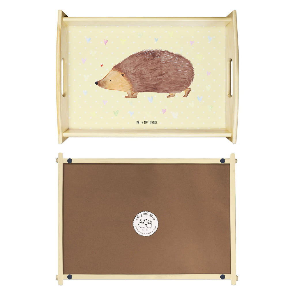 Serving tray Hedgehog hearts breakfast tray, wooden tray, kitchen tray, tray, serving tray, small animals, cute, funny, cute animal motives, hand drawn, small world, funny sayings, good mood, happy, gifts, gift ideas, special gifts, animal lover, card, Love, hedgehog, kiss, trust, life, hearts, heart