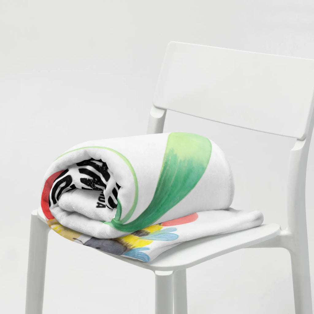 Kocyk dla niemowląt trzmiel kwiat Motywy zwierzęce, dobra energia, zabawne powiedzonka, zwierzęta