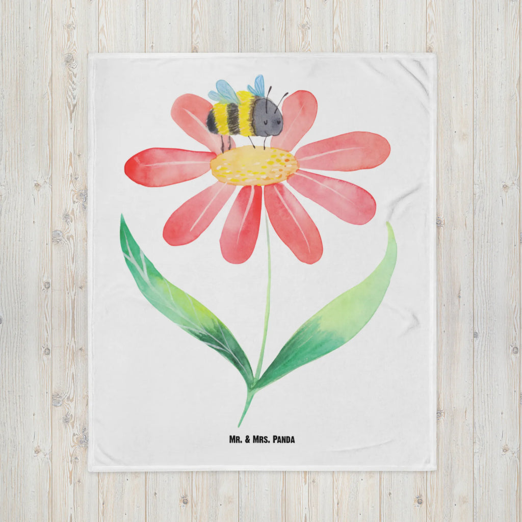 Kocyk dla niemowląt trzmiel kwiat Motywy zwierzęce, dobra energia, zabawne powiedzonka, zwierzęta