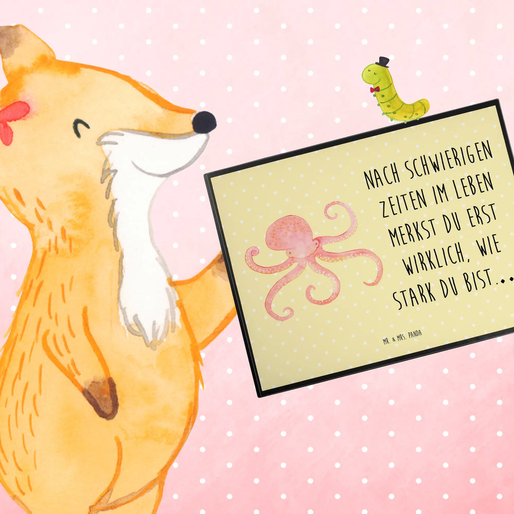 Schreibtischunterlage Tintenfisch Schreibtisch Unterlagen, Schreibunterlage, Schreibtischauflage, Bürobedarf, Büroartikel, Schreibtischunterlage Groß, Schreibwaren, Tiermotive, Gute Laune, lustige Sprüche, Tiere, Wasser, Meer, Meerestier, Krake, Tintenfisch, Ozean, Arme