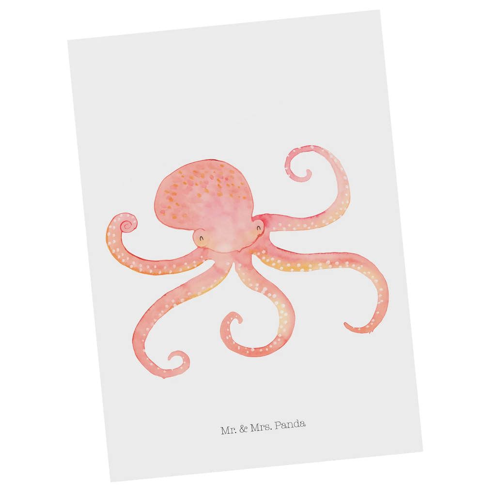 Pocztówka Ośmiornica Motywy zwierzęce, dobra energia, zabawne powiedzonka, zwierzęta