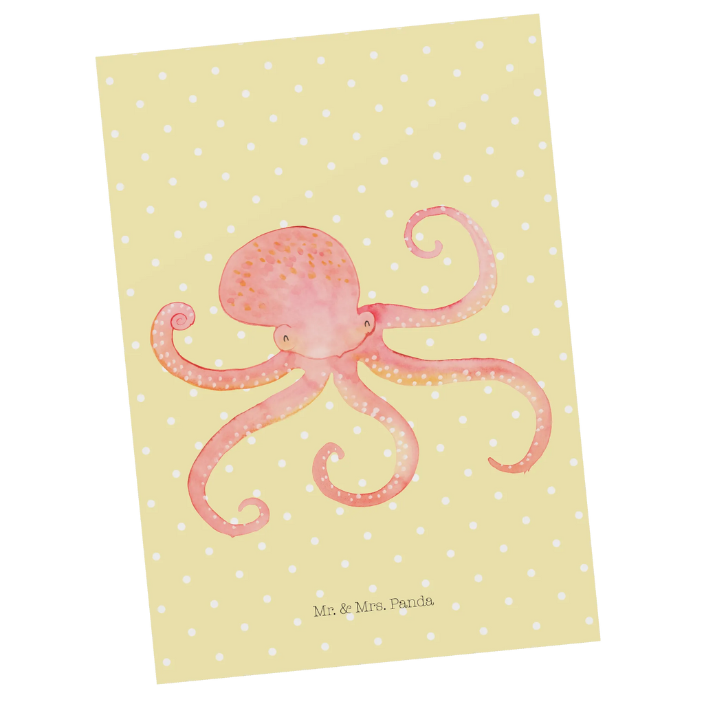 Pocztówka Ośmiornica Motywy zwierzęce, dobra energia, zabawne powiedzonka, zwierzęta