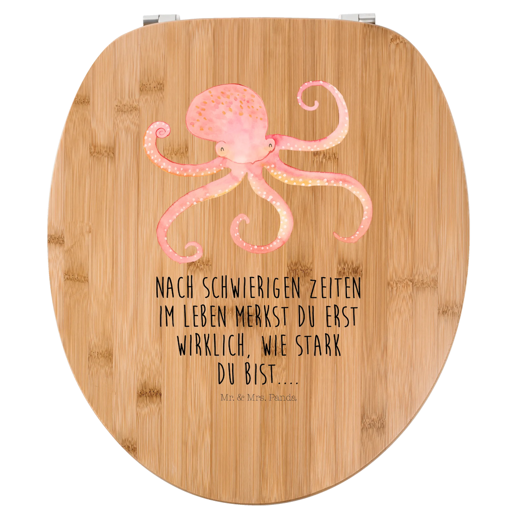 Motiv WC Sitz Tintenfisch Toilette, Toilettendeckel, Klodeckel, Klobrille, WC-Sitz, Tiermotive, Gute Laune, lustige Sprüche, Tiere, Wasser, Meerestier, Krake, Ozean, Tintenfisch, Meer, Arme