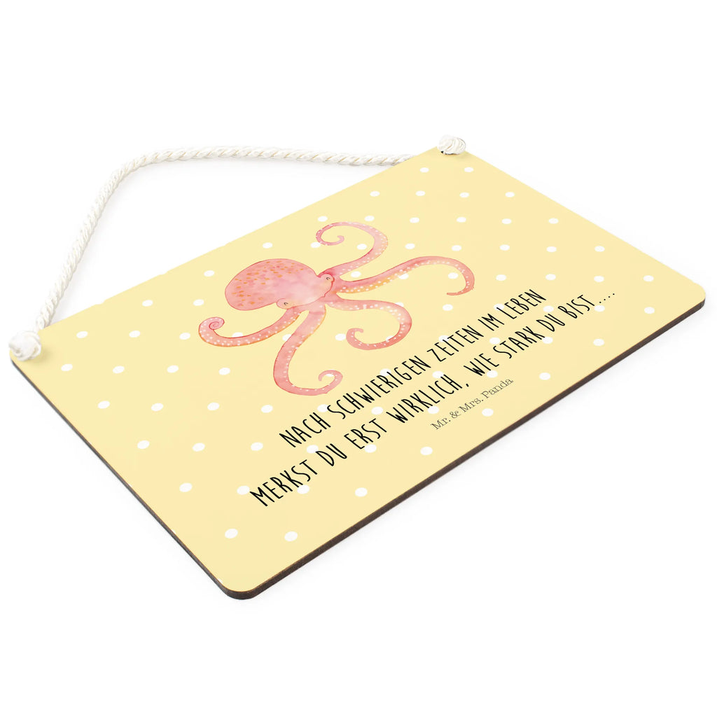 Decorative sign Squid small animals, cute, funny, cute animal motives, hand drawn, small world, funny sayings, good mood, happy, gifts, gift ideas, special gifts, animal lover, card, squid, sea, ocean, arms, octopus, sea animal, water