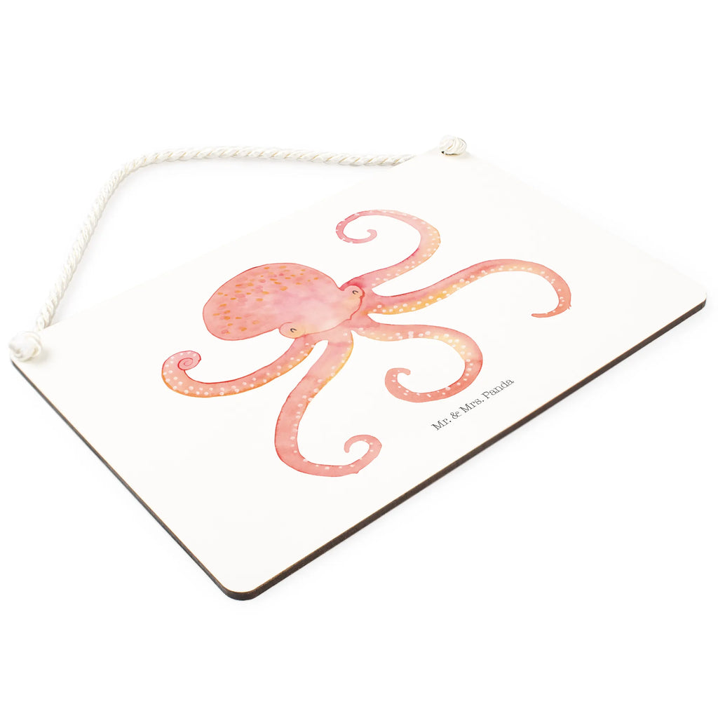 Decorative sign Squid small animals, cute, funny, cute animal motives, hand drawn, small world, funny sayings, good mood, happy, gifts, gift ideas, special gifts, animal lover, card, squid, sea, ocean, arms, octopus, sea animal, water