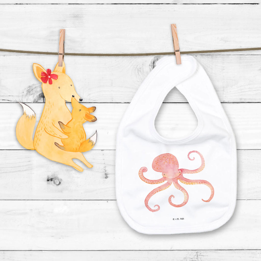 Bib Squid spit cloth, drool bib, baby party, baby bib, baby shower, toddler, small animals, cute, funny, cute animal motives, hand drawn, small world, funny sayings, good mood, happy, gifts, gift ideas, special gifts, animal lover, card, octopus, ocean, arms, sea animal, sea, water, squid