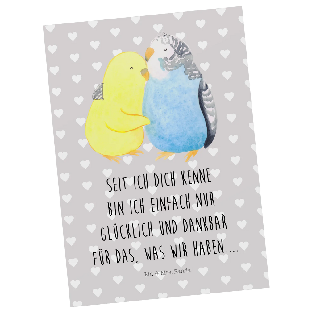 Postkarte Wellensittich Liebe bildkarte, Fotokarte, Ansichtskarten, einzelkarte, Kunstkarten, Designkarte, kunstkarte, spruchkarte, Grußkarte, Postkarten, Ansichtskarte, Postkarte, Motivkarte, Ehefrau, Freundin, Partner, Heiraten, Freund, Ehemann, Liebesgeschenk, Hocheitstag, Liebe, Heiratsantrag, Verlobung, Jahrestag, Kuscheln, Vertrauen, Nähe, Vögel, Wellensittich