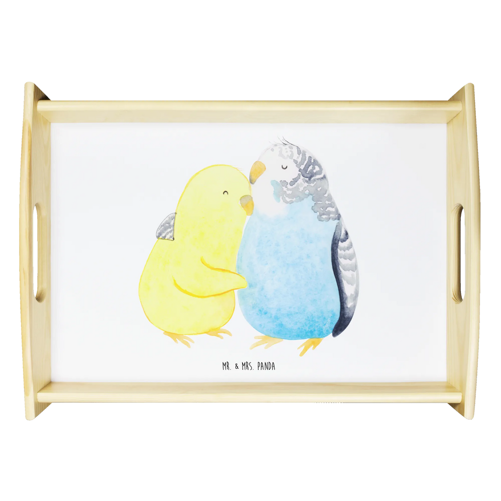 Serving tray Parakeets in love breakfast tray, wooden tray, kitchen tray, serving tray, tray, Love, Loving, Two, Together, Marriage, Engagement, Proposal of marriage, Love gift, gift for her, gift for him, anniversary gift, closeness, cuddling, budgie, trust, love, birds