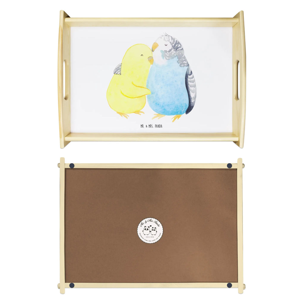 Serving tray Parakeets in love breakfast tray, wooden tray, kitchen tray, serving tray, tray, Love, Loving, Two, Together, Marriage, Engagement, Proposal of marriage, Love gift, gift for her, gift for him, anniversary gift, closeness, cuddling, budgie, trust, love, birds