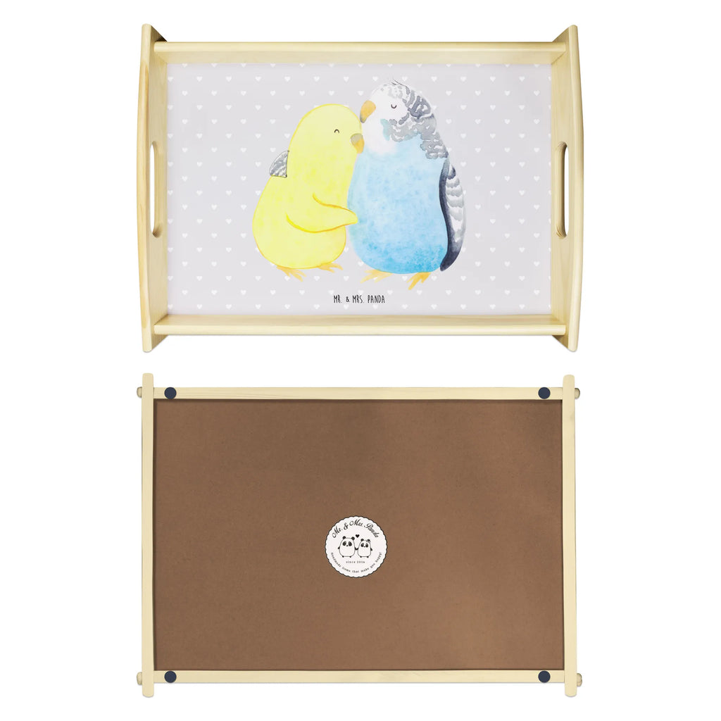 Serving tray Parakeets in love breakfast tray, wooden tray, kitchen tray, serving tray, tray, Love, Loving, Two, Together, Marriage, Engagement, Proposal of marriage, Love gift, gift for her, gift for him, anniversary gift, closeness, cuddling, budgie, trust, love, birds