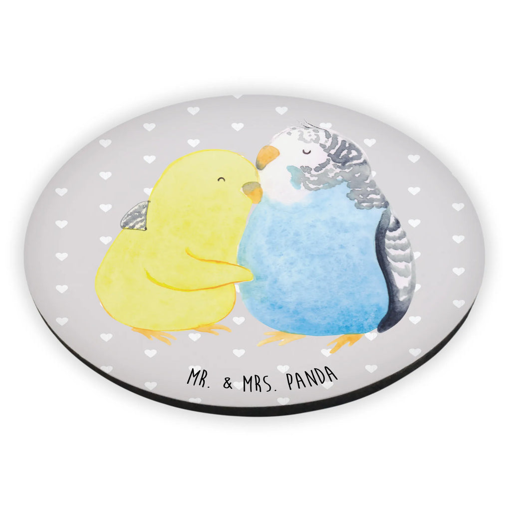Round magnet Parakeets in love magnetic board, refrigerator magnet, office magnet, calendar magnet, magnet, refrigerator magnets, Love, Loving, Two, Together, Marriage, Engagement, Proposal of marriage, Love gift, gift for her, gift for him, anniversary gift, closeness, birds, budgie, cuddling, trust, love