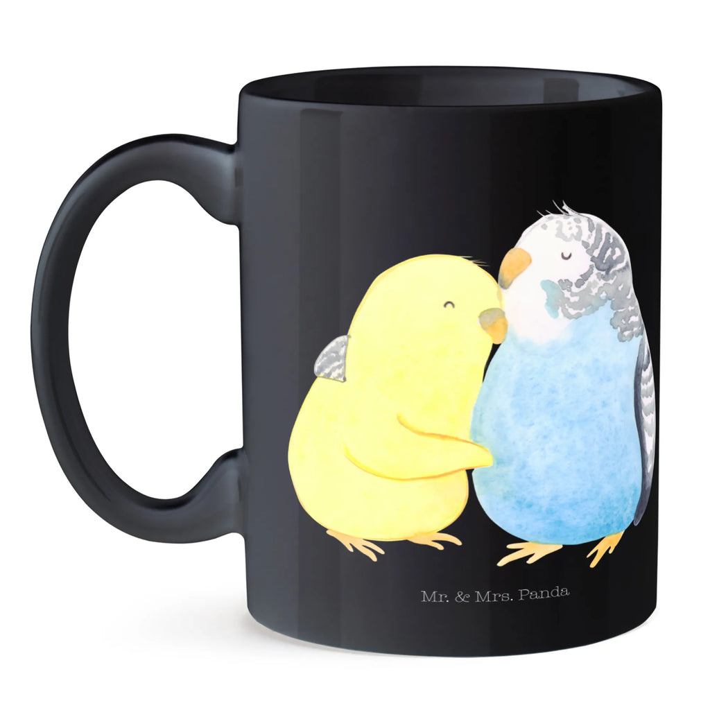 Tasse Wellensittich Liebe Tasse mit Motiven, Tasse, Teetasse, Geschenktasse, Kaffeetasse, Tasse mit Zitaten, Keramiktasse, Bürotasse, Porzellantasse, Liebe, Partner, Freund, Freundin, Ehemann, Ehefrau, Heiraten, Verlobung, Heiratsantrag, Liebesgeschenk, Jahrestag, Hocheitstag, Vögel, Kuscheln, Vertrauen, Nähe, Wellensittich