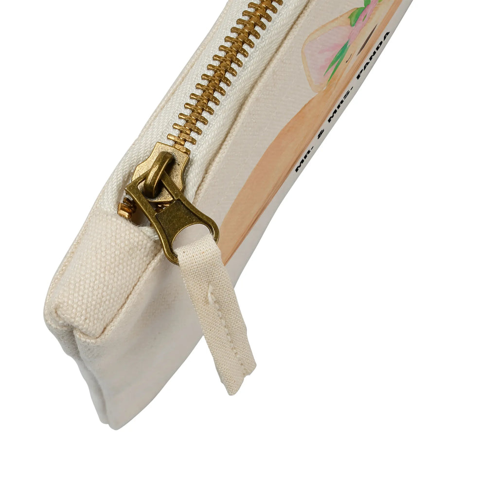 Schminktasche Wüstenfuchs Blumen Waschbeutel, Schminkbeutel, beauty case, utensilientasche, Schminktasche, Waschtasche, Kosmetiktasche, pencil case, Mäppchen, Stiftemäppchen, aufbewahrungstasche, beauty tasche, Kulturtasche, Etui, Federmappe, aufbewahrungsbeutel, Schlampermäppchen, Schminktäschchen, Kosmetikbeutel, Kulturbeutel, kosmetiktäschchen, pinsel tasche, toiletry bag, Afrika, Wildtiere, Glücklich, Wüstenfuchs, Blumen, Blumenkranz, Wüste