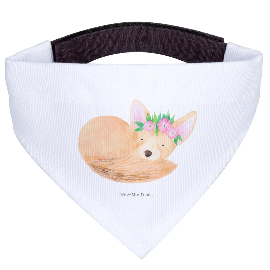 Hundehalstuch Wüstenfuchs Blumen Mittelgroße Hunde, Mittel, Hunde, Hundehalstuch, Halstuch, Tuch, Afrika, Wildtiere, Blumen, Wüste, Wüstenfuchs, Blumenkranz, Glücklich