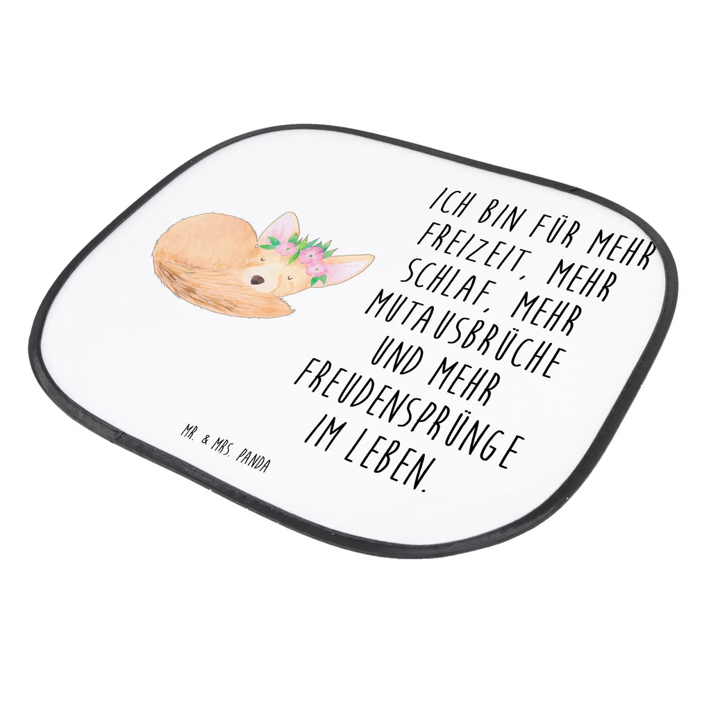 Car sun shade desert fox Flower car, sun visor, back seat, windows, family, gift, children, sun protection, Africa, desert, desert fox, happy, wreath of flowers, flowers