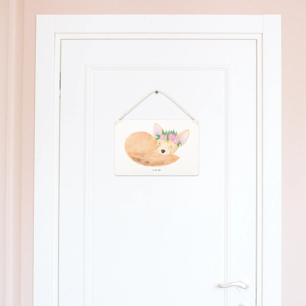 Dekoracyjny znak lis pustynny kwiaty Schild, Badschild, holzbild, Holztafel, Deko Wandtafel, Schild mit Spruch, sprüche schild, Dekoschild, dekoschilder, Küchenschild, dekoration schild, Wandschild, wandtafel, hängeschild, dekotafel, Türschild Familie, Türschild, Holzschild, wandhänger, Spruchschild, Deko Schild, Motivschild, Afrika, Wildtiere, Glücklich, Blumen, Wüstenfuchs, Wüste, Blumenkranz