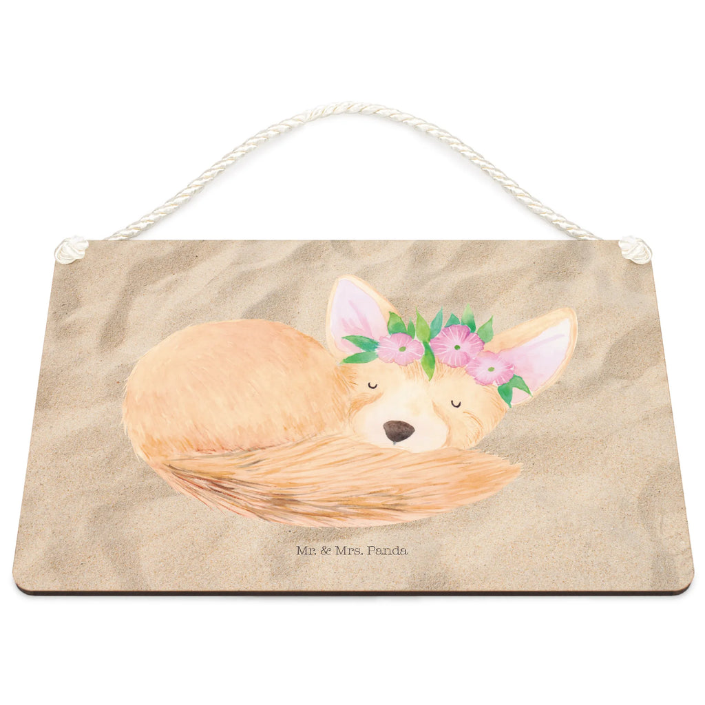 Dekoracyjny znak lis pustynny kwiaty Schild, Badschild, holzbild, Holztafel, Deko Wandtafel, Schild mit Spruch, sprüche schild, Dekoschild, dekoschilder, Küchenschild, dekoration schild, Wandschild, wandtafel, hängeschild, dekotafel, Türschild Familie, Türschild, Holzschild, wandhänger, Spruchschild, Deko Schild, Motivschild, Afrika, Wildtiere, Glücklich, Blumen, Wüstenfuchs, Wüste, Blumenkranz