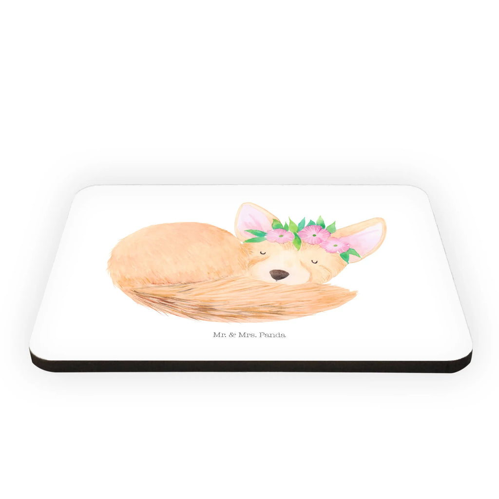 Magnet Wüstenfuchs Blumen Pinnwandmagnet, Notiz Magnet, Souvenir Magnet, Kühlschrank Dekoration, Motivmagnete, Whiteboard Magnet, Kühlschrankmagnet, Dekomagnet, Afrika, Wildtiere, Glücklich, Wüste, Blumen, Wüstenfuchs, Blumenkranz