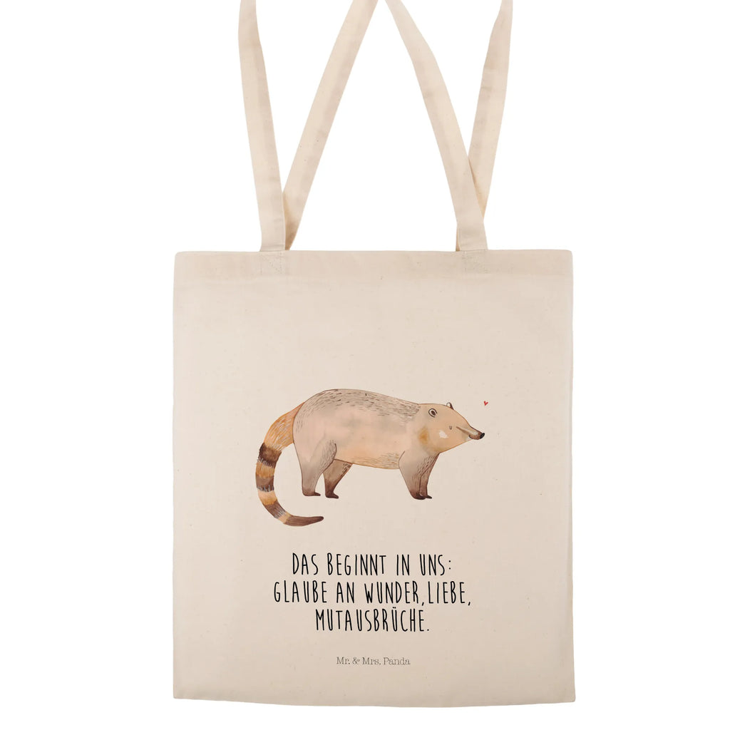Tote bag Coati Tragetasche, Shopper, Einkaufstüte, Tasche, Strandtasche, Umhängetasche, Beuteltasche, Jutetasche, Jutebeutel, Stofftasche, Einkaufstasche, Badetasche, Beutel, Schultertasche, Laptoptasche, Stoffbeutel, Tiermotive, Gute Laune, lustige Sprüche, Tiere, Rüsselbär, Nasenbär, Bär, Nasenbären