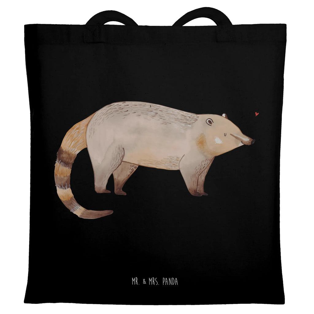 Tote bag Coati Tragetasche, Shopper, Einkaufstüte, Tasche, Strandtasche, Umhängetasche, Beuteltasche, Jutetasche, Jutebeutel, Stofftasche, Einkaufstasche, Badetasche, Beutel, Schultertasche, Laptoptasche, Stoffbeutel, Tiermotive, Gute Laune, lustige Sprüche, Tiere, Rüsselbär, Nasenbär, Bär, Nasenbären