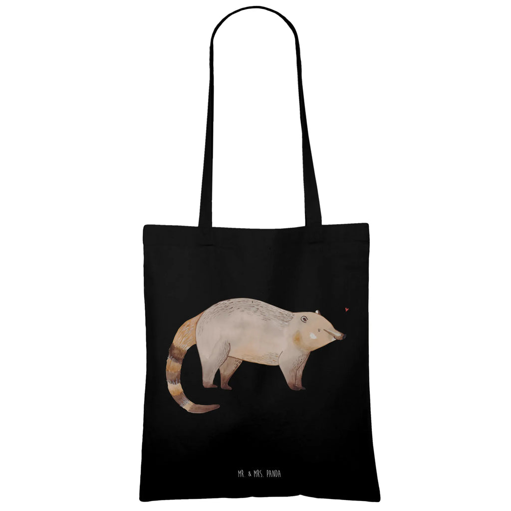 Tote bag Coati Tragetasche, Shopper, Einkaufstüte, Tasche, Strandtasche, Umhängetasche, Beuteltasche, Jutetasche, Jutebeutel, Stofftasche, Einkaufstasche, Badetasche, Beutel, Schultertasche, Laptoptasche, Stoffbeutel, Tiermotive, Gute Laune, lustige Sprüche, Tiere, Rüsselbär, Nasenbär, Bär, Nasenbären
