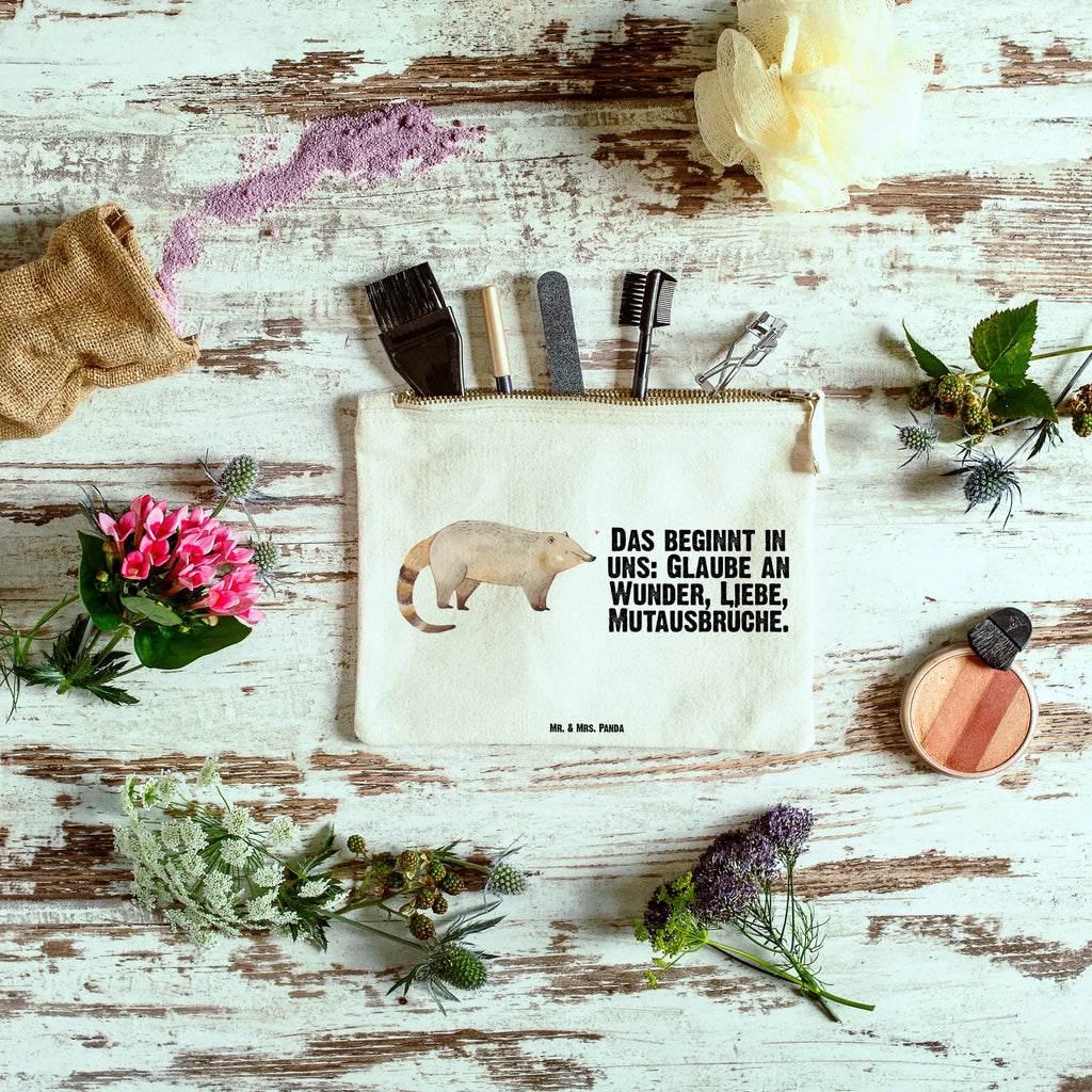 torebka na makijaż Nosacz Motywy zwierzęce, dobra energia, zabawne powiedzonka, zwierzęta