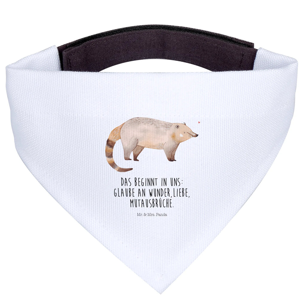 Dog neckerchief Coati Mittel, Hunde, Mittelgroße Hunde, Hundehalstuch, Tuch, Halstuch, Lustige Sprüche, Tiere, Tiermotive, Gute Laune, Bär, Nasenbär, Rüsselbär, Nasenbären