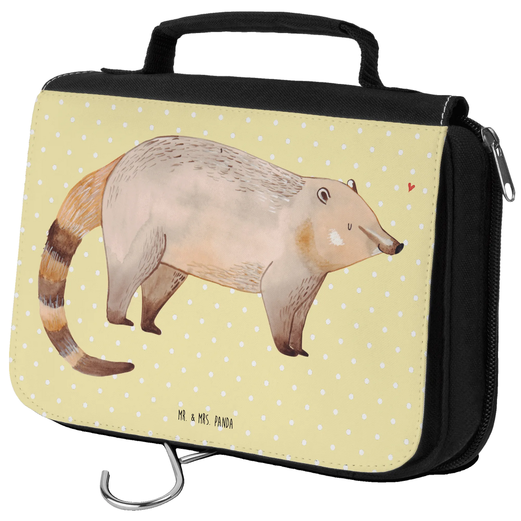 Wash bag Coati Gentlemen, Toilet bag, Cosmetic bag, Ladies, To hang up, Wash bag, small animals, cute, funny, cute animal motives, hand drawn, small world, funny sayings, good mood, happy, gifts, gift ideas, special gifts, animal lover, card, bear, Nose bear, nose bear, trunk bear