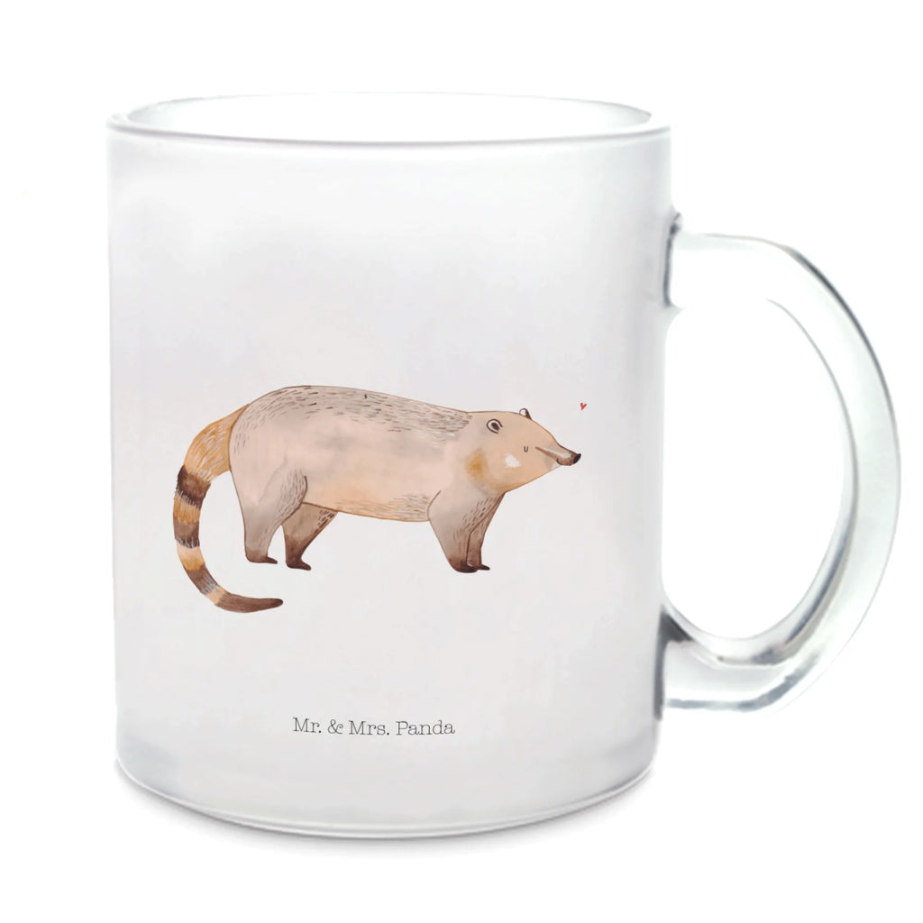 Filiżanka do herbaty Nosacz tasse glas, Teetasse aus Glas, Teegläser, Teetasse, Glasbecher, Trinkglas, Tasse, getränkeglas, Tasse Für Tee, Teeglas, Teetasse Glas, Tee Tasse, glastasse, Becher, becher für tee, becher glas, Große Teetasse, Glas Teebecher, Lustige Sprüche, Tiere, Tiermotive, Gute Laune, Rüsselbär, Nasenbär, Bär, Nasenbären