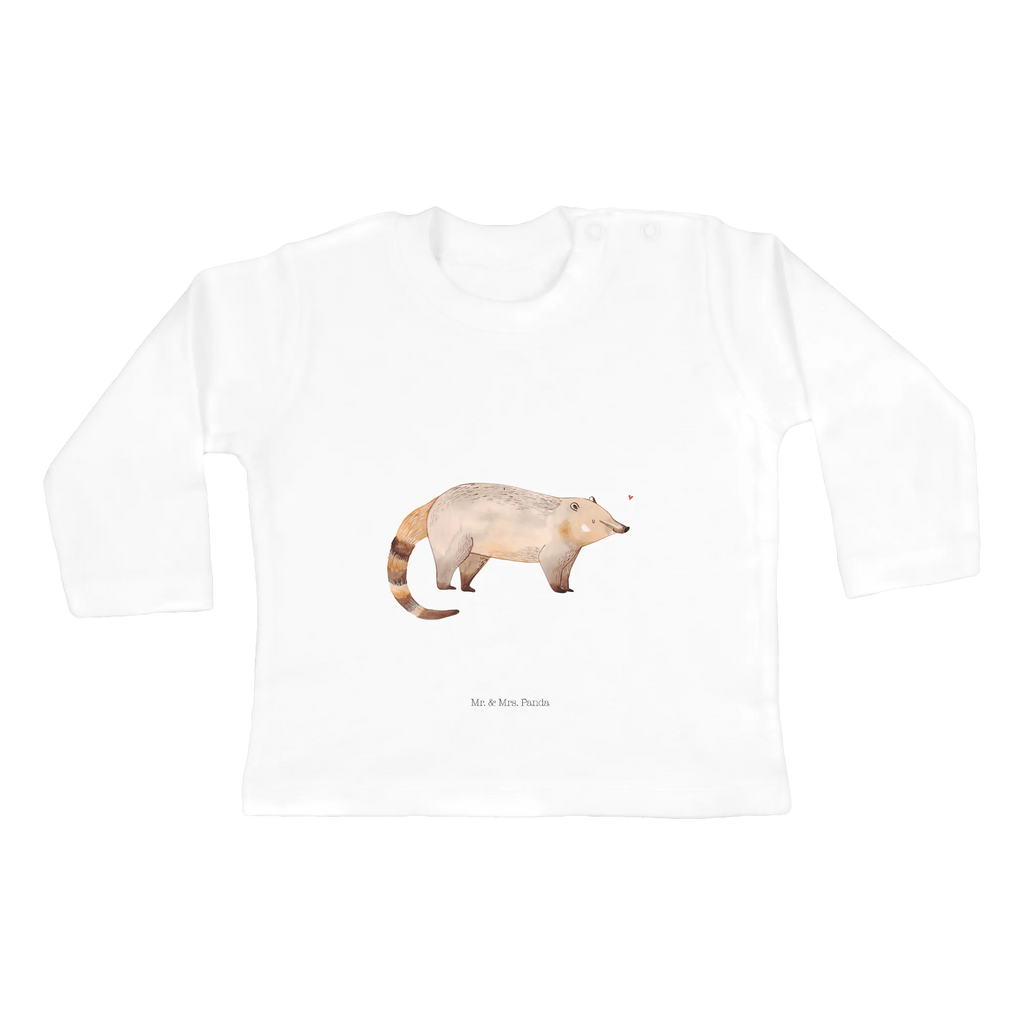 Baby Longsleeve Nasenbär Bio, Langarm, Kleidung, Baby Shower, Tiermotive, Gute Laune, Tiere, Lustige Sprüche, Nasenbären, Rüsselbär, Bär, Nasenbär